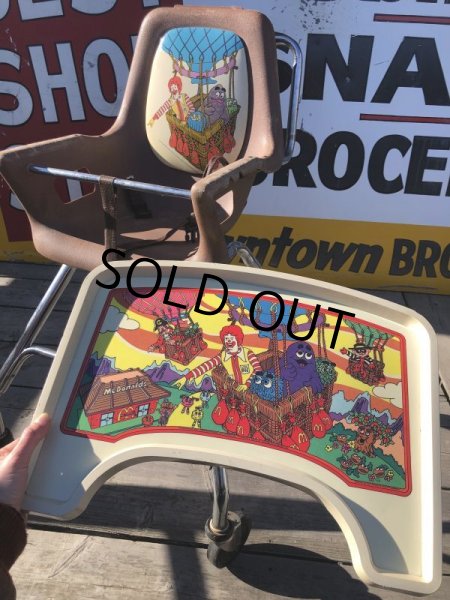 画像21: Vintage McDonald's Kids High Chair (B696)  (21)