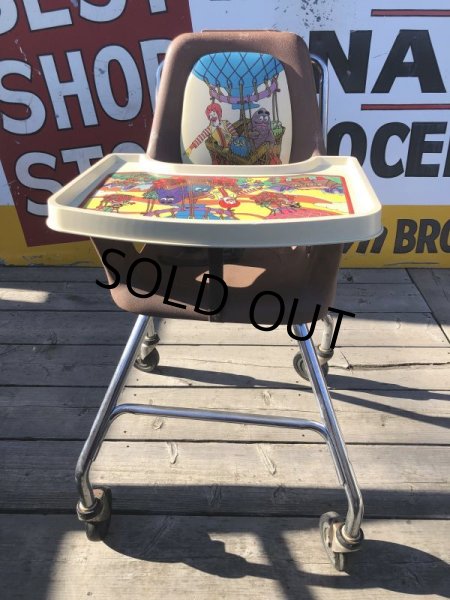 画像5: Vintage McDonald's Kids High Chair (B696)  (5)