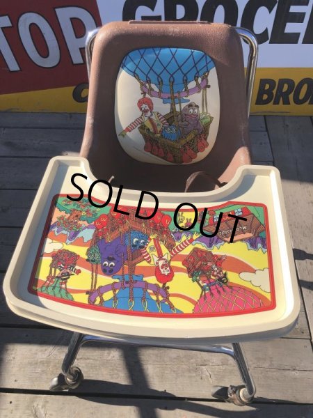 画像9: Vintage McDonald's Kids High Chair (B696)  (9)