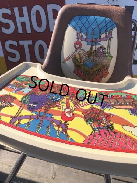画像10: Vintage McDonald's Kids High Chair (B696)  (10)
