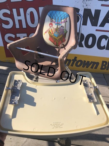 画像7: Vintage McDonald's Kids High Chair (B696)  (7)
