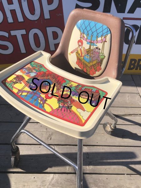 画像20: Vintage McDonald's Kids High Chair (B696)  (20)
