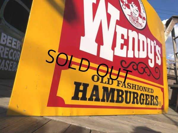 画像5: 【店舗引き取り限定】Vintage Wendy's Advertising Store Display Sign Huge！ (B650) (5)