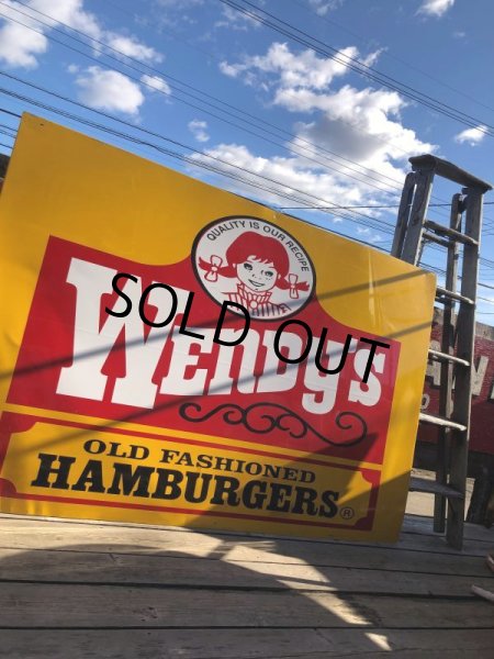 画像20: 【店舗引き取り限定】Vintage Wendy's Advertising Store Display Sign Huge！ (B650) (20)