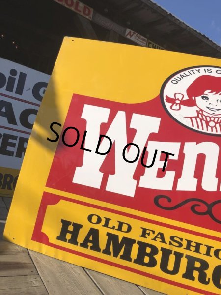 画像15: 【店舗引き取り限定】Vintage Wendy's Advertising Store Display Sign Huge！ (B650) (15)