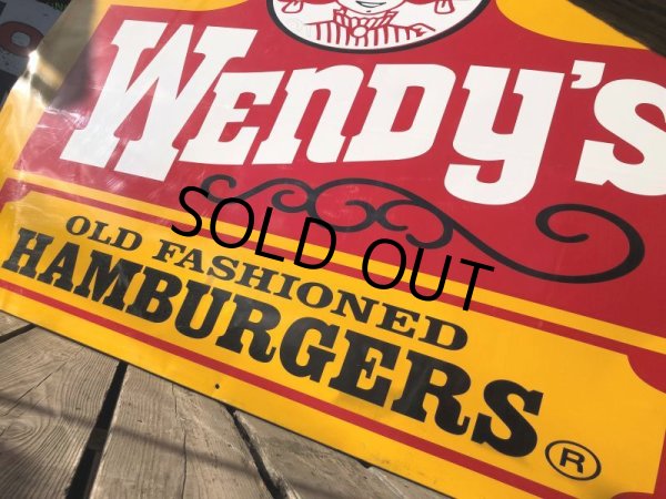 画像4: 【店舗引き取り限定】Vintage Wendy's Advertising Store Display Sign Huge！ (B650) (4)