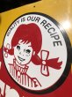 画像12: 【店舗引き取り限定】Vintage Wendy's Advertising Store Display Sign Huge！ (B650) (12)