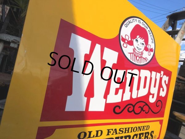 画像6: 【店舗引き取り限定】Vintage Wendy's Advertising Store Display Sign Huge！ (B650) (6)