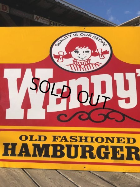 画像16: 【店舗引き取り限定】Vintage Wendy's Advertising Store Display Sign Huge！ (B650) (16)
