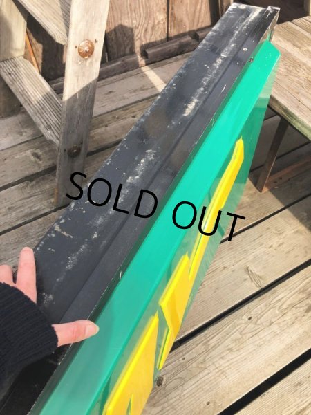 画像11: 【店舗引き取り限定】Vintage SUBWAY Restaurant Advertising Store Display Light Sign Huge !  245cm (B651) (11)