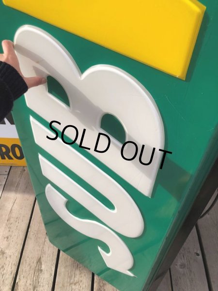 画像2: 【店舗引き取り限定】Vintage SUBWAY Restaurant Advertising Store Display Light Sign Huge !  245cm (B651) (2)