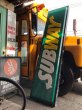 画像30: 【店舗引き取り限定】Vintage SUBWAY Restaurant Advertising Store Display Light Sign Huge !  245cm (B651) (30)