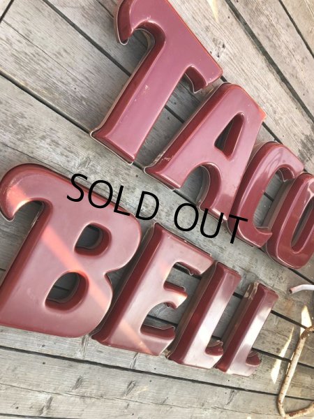 画像10: Vintage Advertising TACO BELL Store Display Letters Light Sign Hard to Find ! (B652) (10)