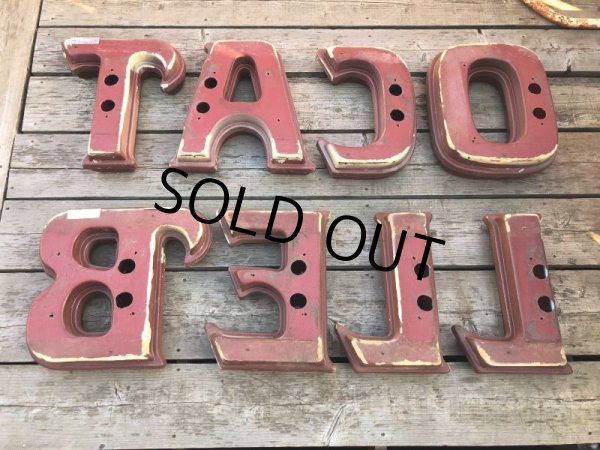 画像15: Vintage Advertising TACO BELL Store Display Letters Light Sign Hard to Find ! (B652) (15)