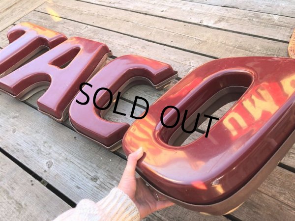 画像5: Vintage Advertising TACO BELL Store Display Letters Light Sign Hard to Find ! (B652) (5)