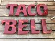 画像9: Vintage Advertising TACO BELL Store Display Letters Light Sign Hard to Find ! (B652) (9)