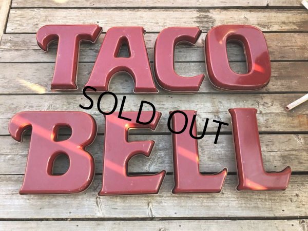 画像9: Vintage Advertising TACO BELL Store Display Letters Light Sign Hard to Find ! (B652) (9)