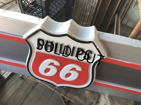 画像11: 【店舗引き取り限定】 Vintage Advertising Phillips 66 Gas Station Lighted Display Sign Huge ! (B653) (11)