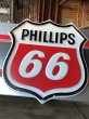 画像2: 【店舗引き取り限定】 Vintage Advertising Phillips 66 Gas Station Lighted Display Sign Huge ! (B653) (2)