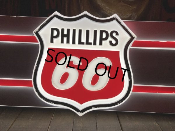 画像30: 【店舗引き取り限定】 Vintage Advertising Phillips 66 Gas Station Lighted Display Sign Huge ! (B653) (30)