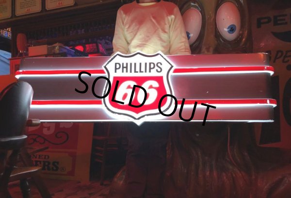 画像32: 【店舗引き取り限定】 Vintage Advertising Phillips 66 Gas Station Lighted Display Sign Huge ! (B653) (32)
