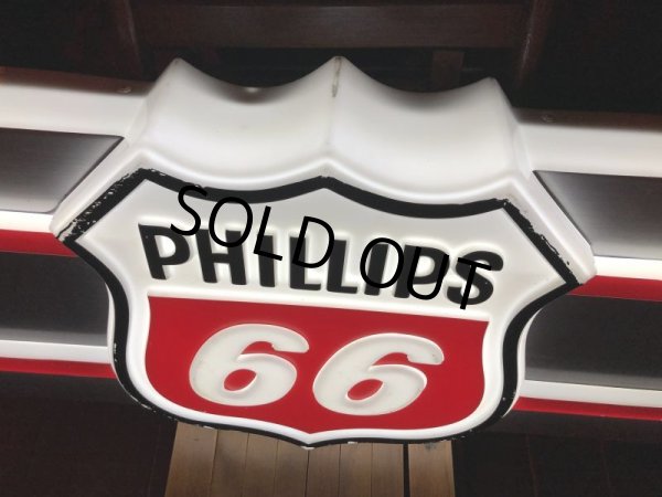 画像26: 【店舗引き取り限定】 Vintage Advertising Phillips 66 Gas Station Lighted Display Sign Huge ! (B653) (26)