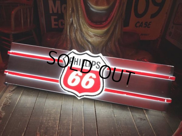 画像22: 【店舗引き取り限定】 Vintage Advertising Phillips 66 Gas Station Lighted Display Sign Huge ! (B653) (22)