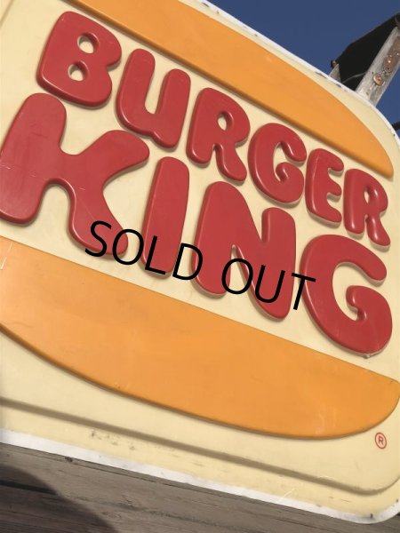 画像12:  Vintage Burger King Restaurant Advertising Outdoor Store Sign Old Logo ! (B723) (12)