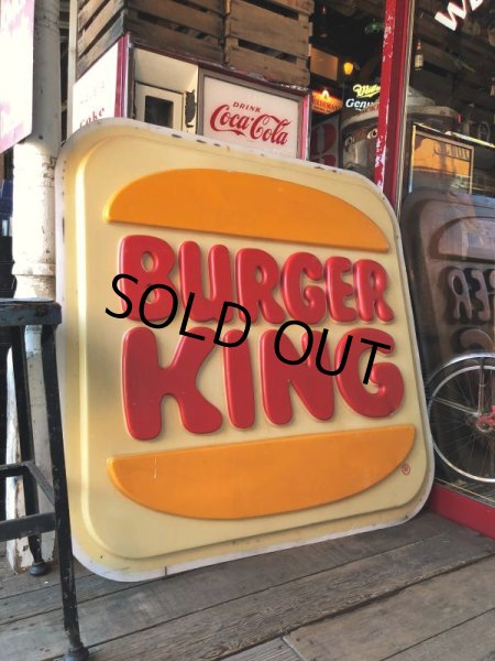 画像18:  Vintage Burger King Restaurant Advertising Outdoor Store Sign Old Logo ! (B723) (18)