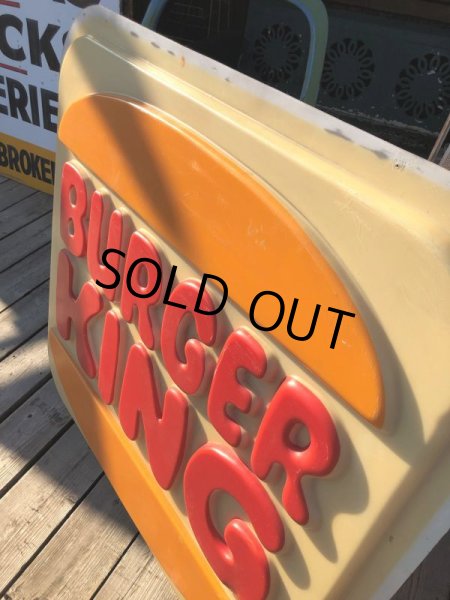 画像6:  Vintage Burger King Restaurant Advertising Outdoor Store Sign Old Logo ! (B723) (6)