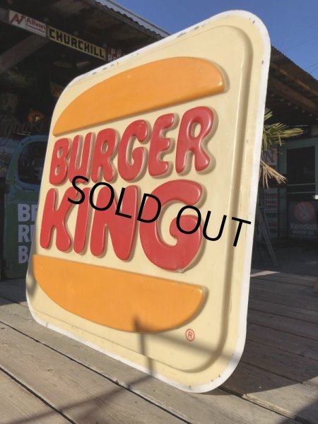 画像2:  Vintage Burger King Restaurant Advertising Outdoor Store Sign Old Logo ! (B723) (2)