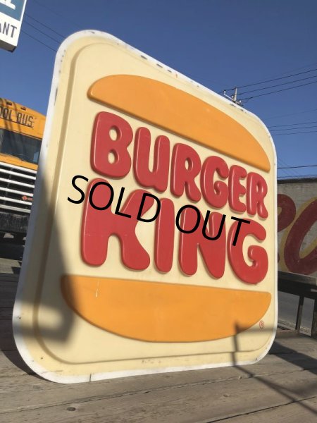 画像5:  Vintage Burger King Restaurant Advertising Outdoor Store Sign Old Logo ! (B723) (5)