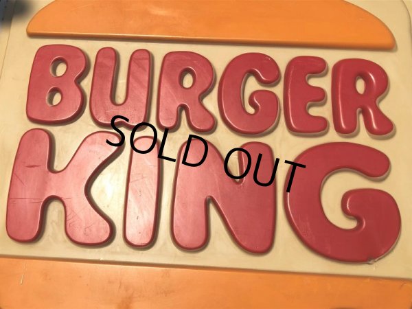 画像13:  Vintage Burger King Restaurant Advertising Outdoor Store Sign Old Logo ! (B723) (13)