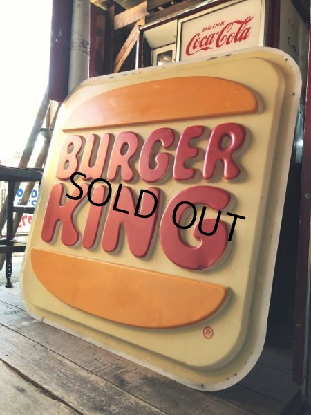 画像16:  Vintage Burger King Restaurant Advertising Outdoor Store Sign Old Logo ! (B723) (16)