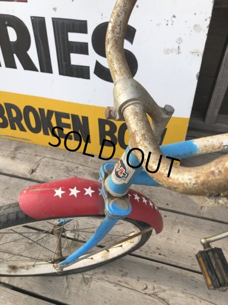 画像8:  【店舗引き取り限定】1970s Vintage Huffy Stars & Stripes Boys Banana Seat Bike (B725) (8)