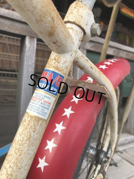 画像7:  【店舗引き取り限定】1970s Vintage Huffy Stars & Stripes Boys Banana Seat Bike (B725) (7)