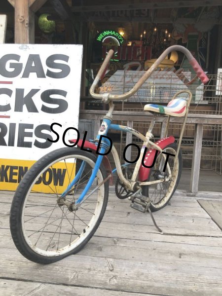 画像26:  【店舗引き取り限定】1970s Vintage Huffy Stars & Stripes Boys Banana Seat Bike (B725) (26)
