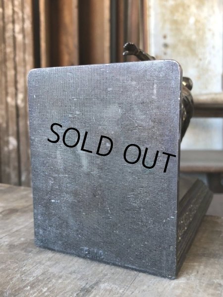 画像3: Vintage Brass Metal Bookends Bowling (B743) (3)