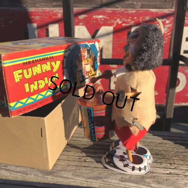 画像10: Vintage Marx Mechanical Funny Indian W/Box Made In Japan (B735) (10)
