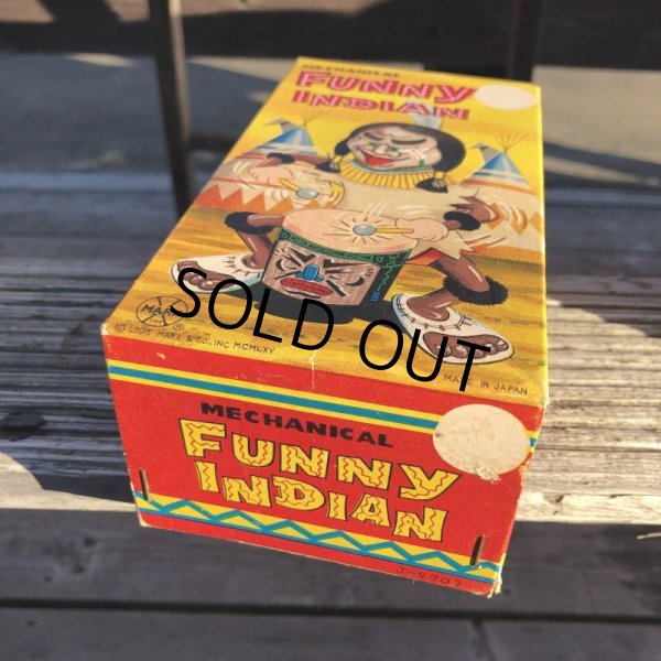 画像18: Vintage Marx Mechanical Funny Indian W/Box Made In Japan (B735) (18)