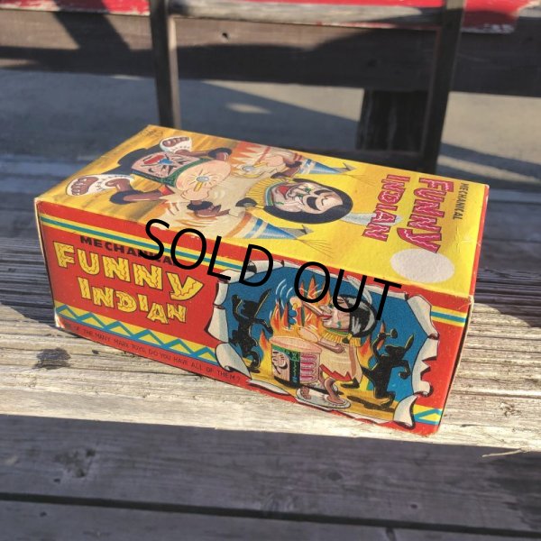 画像17: Vintage Marx Mechanical Funny Indian W/Box Made In Japan (B735) (17)