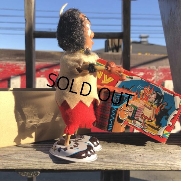 画像8: Vintage Marx Mechanical Funny Indian W/Box Made In Japan (B735) (8)