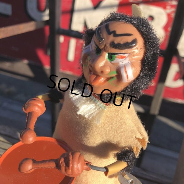 画像14: Vintage Marx Mechanical Funny Indian W/Box Made In Japan (B735) (14)