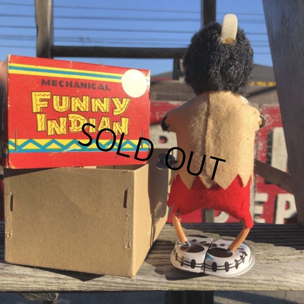 画像9: Vintage Marx Mechanical Funny Indian W/Box Made In Japan (B735) (9)