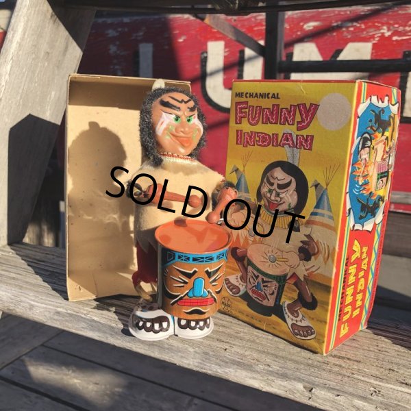 画像20: Vintage Marx Mechanical Funny Indian W/Box Made In Japan (B735) (20)