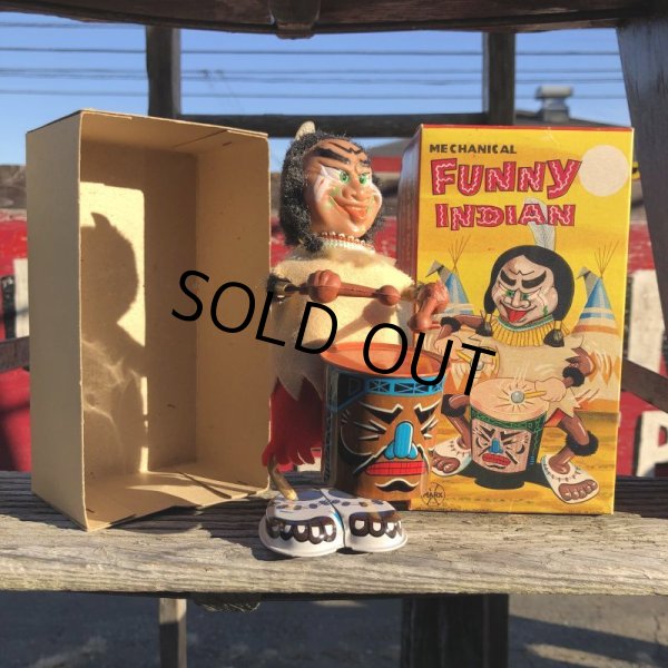 画像4: Vintage Marx Mechanical Funny Indian W/Box Made In Japan (B735) (4)
