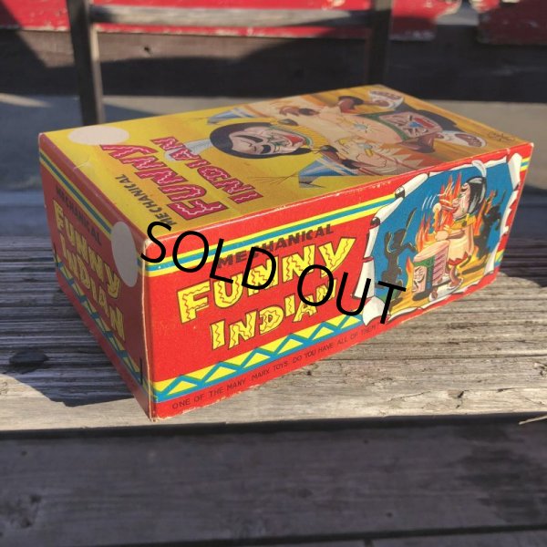 画像19: Vintage Marx Mechanical Funny Indian W/Box Made In Japan (B735) (19)