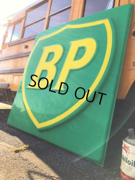 画像3: 【店舗引き取り限定】 Vintage BP British Petroleum Advertising Sign HUGE ! (B744) (3)