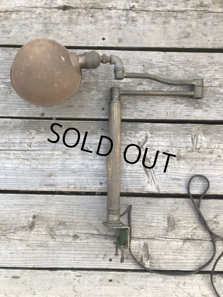 画像31: Vintage U.S.A. Industrial Clamp Lamp (B745) (31)