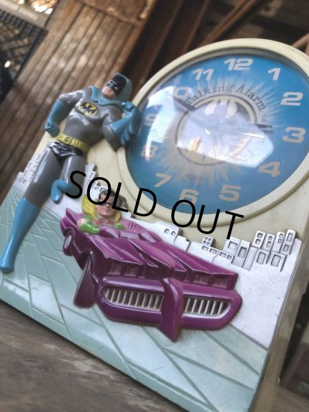 画像12: 70s Vintage Talking alarm Clock Batman & Robin (B747) (12)